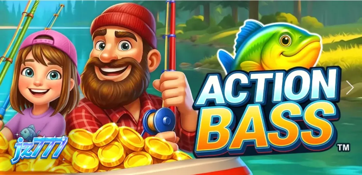 Action Bass سلاٹ کا پرسکون جھیل کا منظر اور ماہی گیر