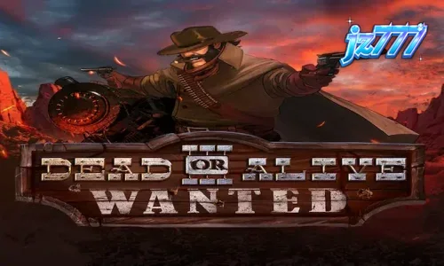 Dead or Alive 3 Wanted slot game interface featuring gritty Western desert theme.